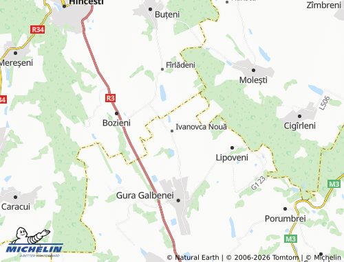 Mappa MICHELIN Ivanovca Nouă - ViaMichelin
