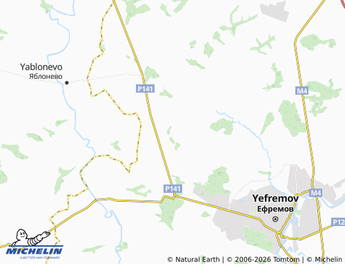 Carte MICHELIN Khmelevoye - ViaMichelin