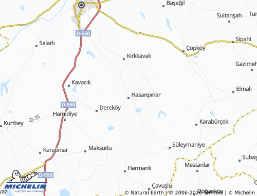 MICHELIN Hasanpınar map - ViaMichelin