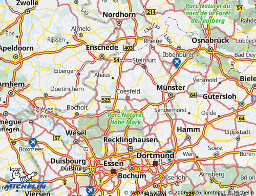MICHELIN Coesfeld map - ViaMichelin
