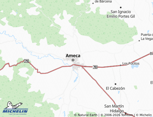 MICHELIN La Ciénega map - ViaMichelin