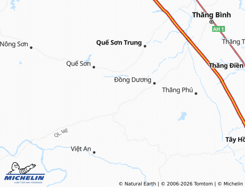 MICHELIN Quế Minh map - ViaMichelin