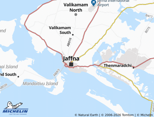 Mapa MICHELIN Nallur North - ViaMichelin