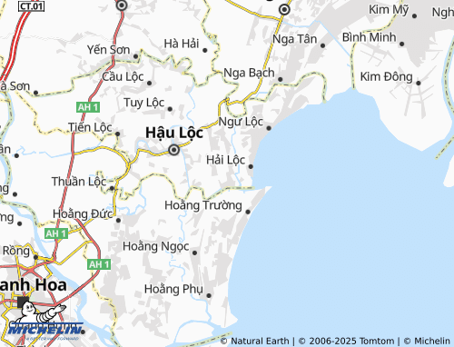 MICHELIN Hòa Lộc map - ViaMichelin