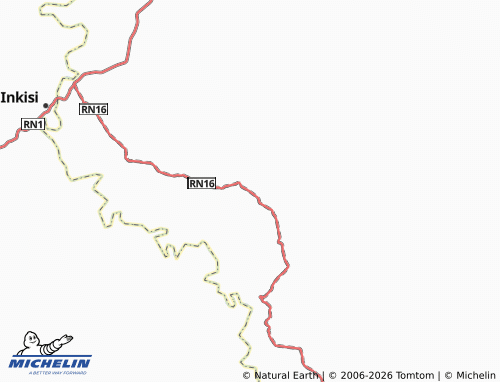 Mappa MICHELIN Kinanga - ViaMichelin