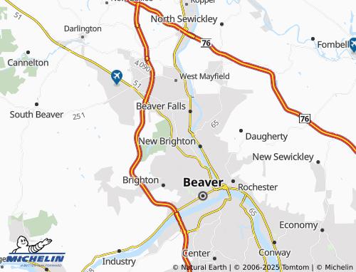 MICHELIN Patterson Heights map - ViaMichelin