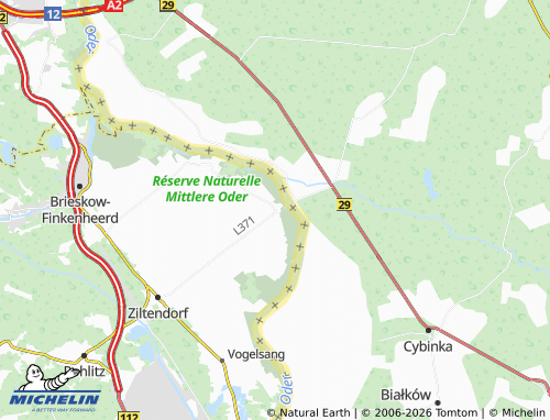 MICHELIN Aurith map - ViaMichelin