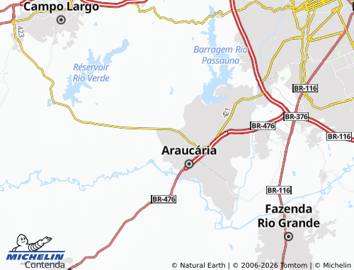 Mappa MICHELIN Passaúna - ViaMichelin
