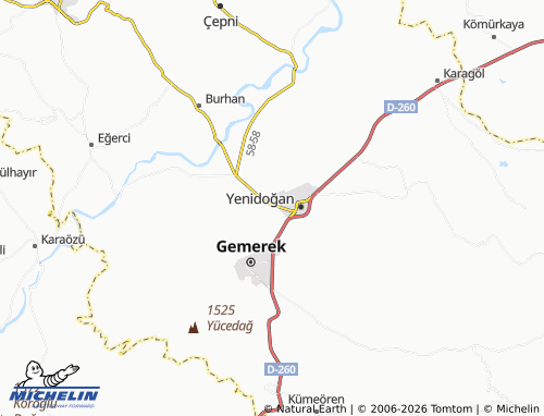 Mappa MICHELIN Yenihayat - ViaMichelin