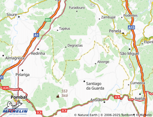 MICHELIN-Landkarte Carrascos - ViaMichelin