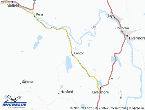 MICHELIN-Landkarte Canton - ViaMichelin