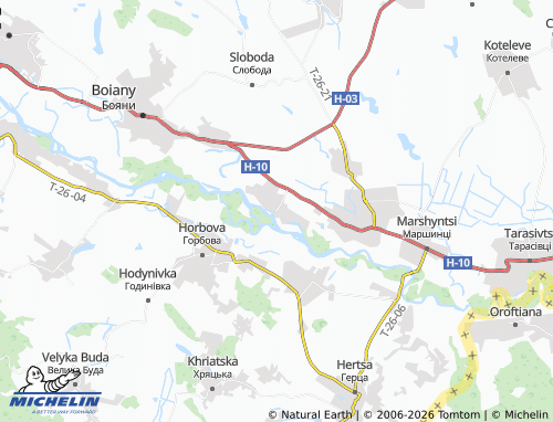 Mappa MICHELIN Zelenyi Hai - ViaMichelin