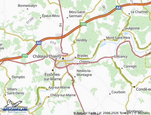 Mappa MICHELIN Brasles - ViaMichelin
