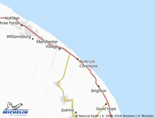 MICHELIN-Landkarte Bush Lot-Corentyne - ViaMichelin