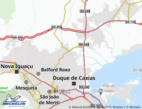 Carte MICHELIN Nossa Senhora das Graças - ViaMichelin