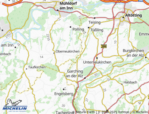 MICHELIN Forsting map - ViaMichelin