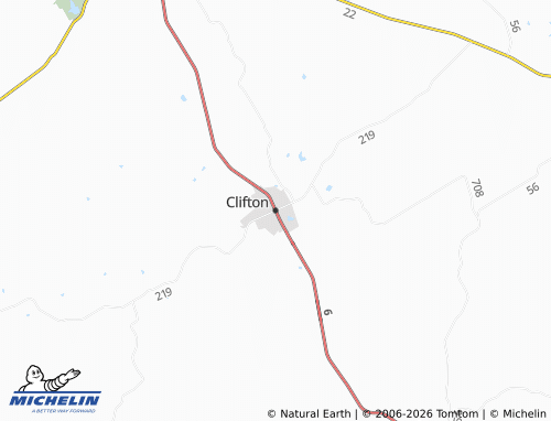 Carte MICHELIN Clifton - ViaMichelin