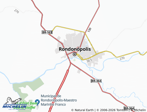 Mapa MICHELIN Vila Canaã - ViaMichelin