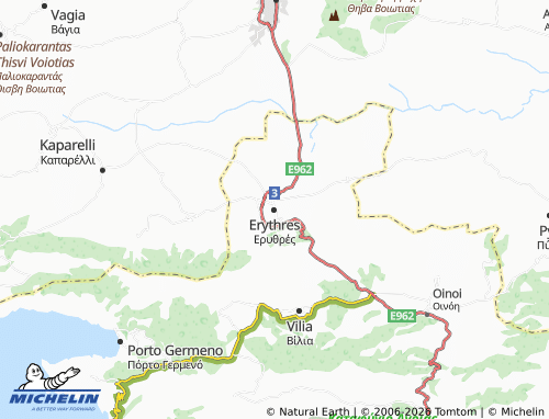 Carte MICHELIN Erythres - ViaMichelin