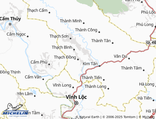 MICHELIN-Landkarte Thạch Đồng - ViaMichelin