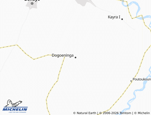 MICHELIN Dogoeninga map - ViaMichelin