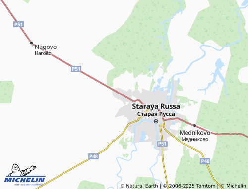 MICHELIN Dubovitsy map - ViaMichelin