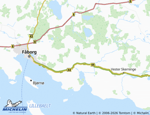 MICHELIN-Landkarte Pejrup - ViaMichelin