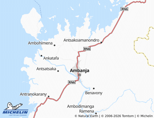 MICHELIN Antanandava map - ViaMichelin