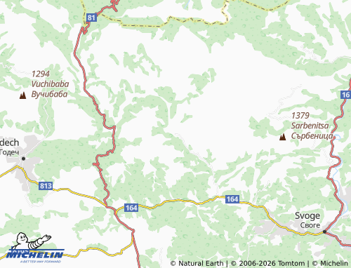 Carte MICHELIN Breze - ViaMichelin
