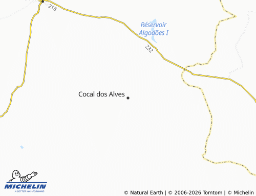 Carte MICHELIN Cocal dos Alves - ViaMichelin
