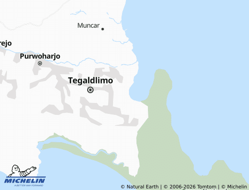 MICHELIN-Landkarte Kedungasri - ViaMichelin