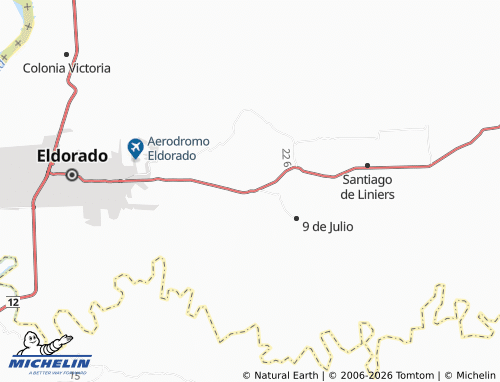 Mapa MICHELIN 9 de Julio Kilómetro 20 - ViaMichelin