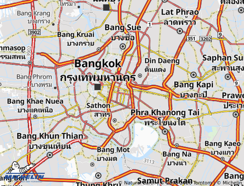 Mapa MICHELIN Pathum Wan - ViaMichelin