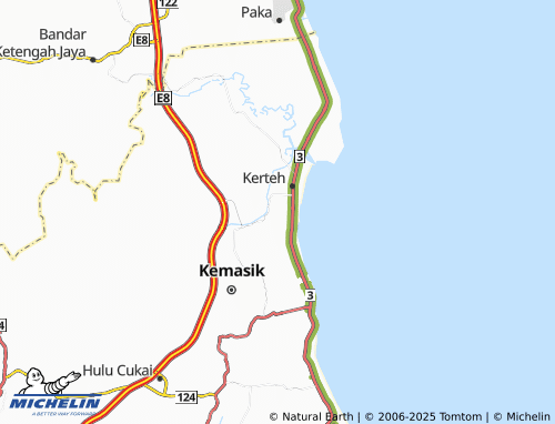 MICHELIN Taman Kerteh Selasih 4 map - ViaMichelin