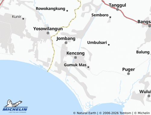 Mappa MICHELIN Kencong - ViaMichelin