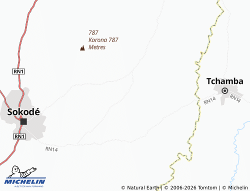 MICHELIN Aguidagbade map - ViaMichelin