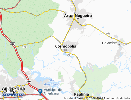 MICHELIN Cosmópolis map - ViaMichelin
