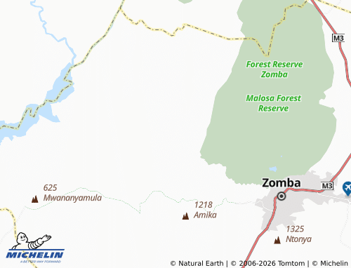 Mappa MICHELIN Chiunda II - ViaMichelin