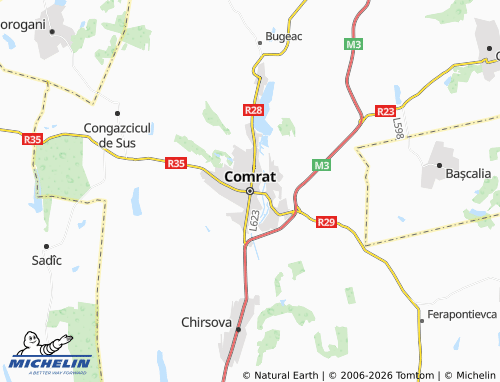 Mappa MICHELIN Comrat - ViaMichelin