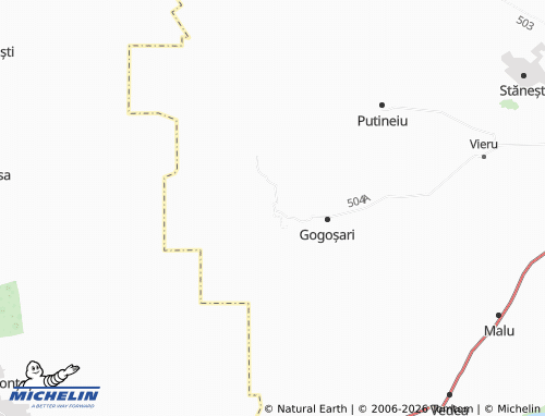 MICHELIN Drăghiceanu map - ViaMichelin