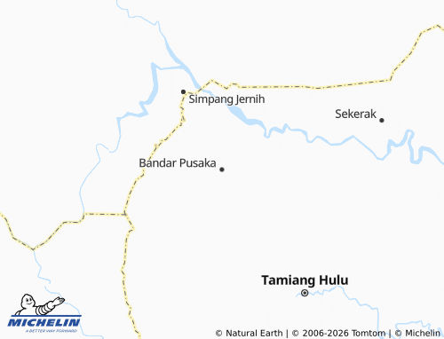 MICHELIN Bandar Pusaka map - ViaMichelin