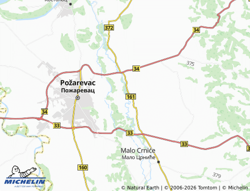 Mapa MICHELIN Nabrđe - ViaMichelin