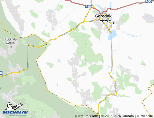 Kaart MICHELIN Velyka Yaromirka - ViaMichelin