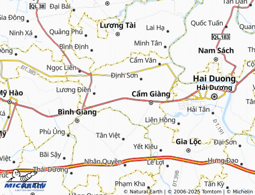 MICHELIN Tân Trường map - ViaMichelin