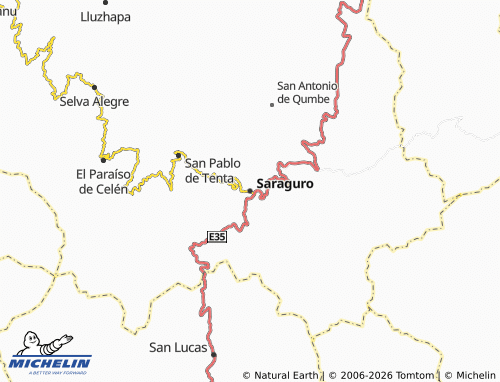 Mappa MICHELIN Saraguro - ViaMichelin