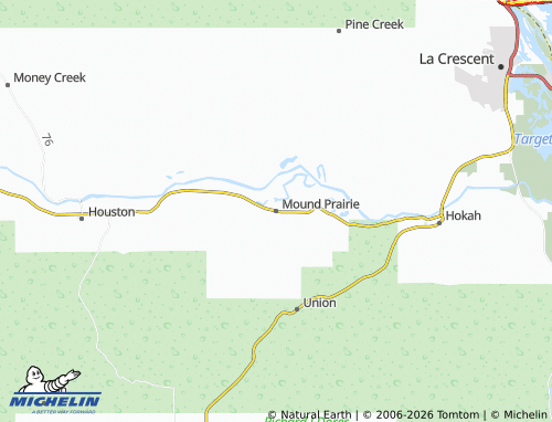 Kaart MICHELIN Mound Prairie - ViaMichelin