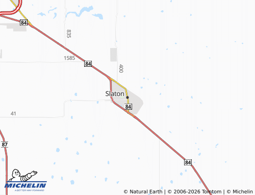 Mapa MICHELIN Slaton - ViaMichelin