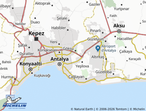 MICHELIN Doğuyaka map - ViaMichelin