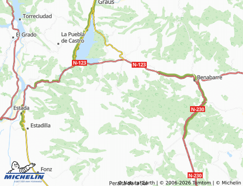 MICHELIN Juseu map - ViaMichelin