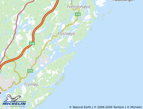 Mappa MICHELIN Øyna - ViaMichelin